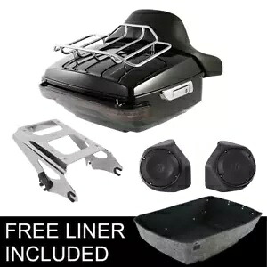 King Pack Trunk Pad W/ Speakers Light Fit For Harley Tour Pak Road Glide 2009-13 King Pack Trunk Pad W/ Speakers Light Fit For Harley Tour Pak Road Glide 2009-13 【並行輸入品】