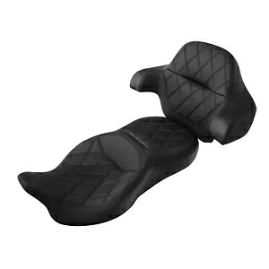 Driver Passenger Seat Wrap-around Backrest Fit For Harley Road Glide 14-23 Black Driver Passenger Seat Wrap-around Backrest Fit For Harley Road Glide 14-23 Black 【並行輸入品】｜カスタムパーツ WORLD倉庫