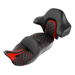 Driver Passenger Seat + Backrest Fit For Harley Touring Road King 2014-2023 2022 Driver Passenger Seat + Backrest Fit For Harley Touring Road King 2014-2023 2022 【並行輸入品】