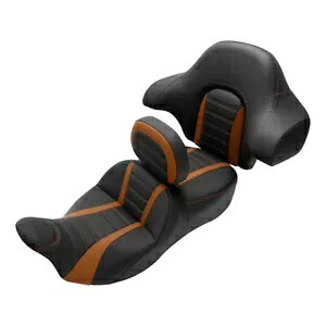 Driver Passenger Seat + Backrest Pad Fit For Harley Road King Street Glide 14-up Driver Passenger Seat + Backrest Pad Fit For Harley Road King Street Glide 14-up 【並行輸入品】