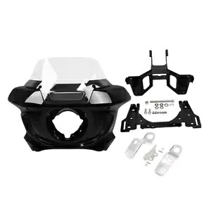 Headlight Fairing Windshield & Bracket Fit For Harley Low Rider FXLRST 2022-2024 Headlight Fairing Windshield & Bracket Fit For Harley Low Rider FXLRST 2022-2024 【並行輸入品】