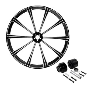 30'' Front Wheel Rim Single Disc Wheel Hub Fit For Harley Touring 2008-2024 2023 30'' Front Wheel Rim Single Disc Wheel Hub Fit For Harley Touring 2008-2024 2023 【並行輸入品】