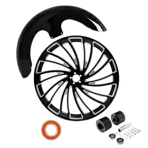 23'' Front Wheel Rim Dual Hub Front Fender Fit For Harley Street Glide 08-24 ABS 23'' Front Wheel Rim Dual Hub Front Fender Fit For Harley Street Glide 08-24 ABS 【並行輸入品】