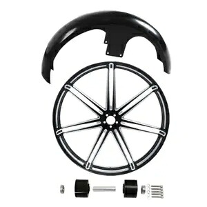 26" Front Wheel Rim Dual Disc Hub Fender Fit For Harley Road King Glide 08-24 23 26" Front Wheel Rim Dual Disc Hub Fender Fit For Harley Road King Glide 08-24 23 【並行輸入品】｜カスタムパーツ WORLD倉庫