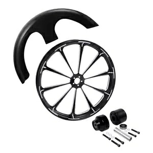 30'' Front Wheel Rim Single Disc Hub Fender Fit For Harley Road Glide 2008-up 22 30'' Front Wheel Rim Single Disc Hub Fender Fit For Harley Road Glide 2008-up 22 【並行輸入品】