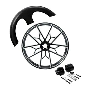 30" Front Wheel Rim Single Disc Hub with Fender Fit For Harley Touring 2008-2024 30" Front Wheel Rim Single Disc Hub with Fender Fit For Harley Touring 2008-2024 【並行輸入品】｜カスタムパーツ WORLD倉庫