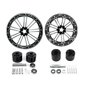23'' Front 18'' Rear Wheel Rim & Dual Hub Fit For Harley Touring non ABS 08-24 23'' Front 18'' Rear Wheel Rim & Dual Hub Fit For Harley Touring non ABS 08-24 【並行輸入品】