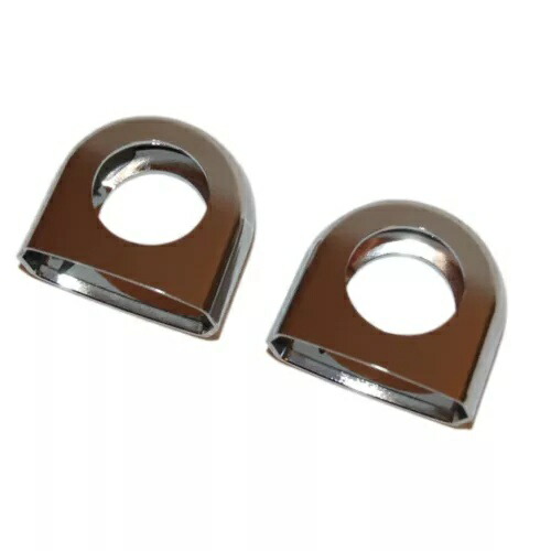 ハンドルバークランプセット クローム 2ピース クライドラー用- Handlebar clamps set chrome 2-piece for chreidler-画像