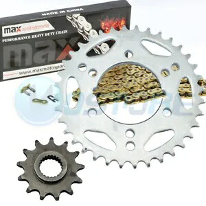 Gold Chain and Sprocket Set 13/36 76L Fit 1998-2012 Polaris Scrambler 500 4X4 Gold Chain and Sprocket Set 13/36 76L Fit 1998-2012 Polaris Scrambler 500 4X4 【並行輸入品】