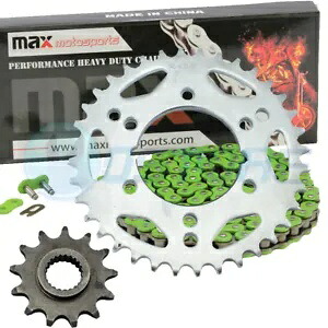 Green Chain and Sprocket Set 13/36 76L Fit 1998-2012 Polaris Scrambler 500 4X4 Green Chain and Sprocket Set 13/36 76L Fit 1998-2012 Polaris Scrambler 500 4X4 【並行輸入品】