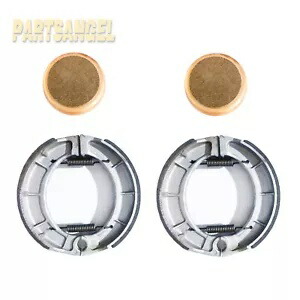 Front Brake Shoes & Rear Brake Pads Fit Yamaha Moto-4 350 350ER YFM350ER 1987-88 Front Brake Shoes & Rear Brake Pads Fit Yamaha Moto-4 350 350ER YFM350ER 1987-88 【並行輸入品】
