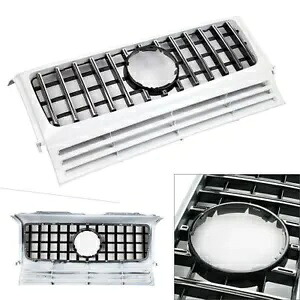 クローム フロント グリル フィット メルセデス ベンツ W463 GT G ワゴン G550 G500 G350 1990-2016 Chrome Front Grille Fit Mercedes Benz W463 GT G Wagon G550 G500 G350 1990-2016 【並行輸入品】