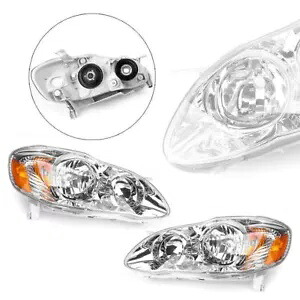 2X 車のヘッドライト 8115002350 + 8111002360 トヨタカローラ 2003-2008 2X Car Headlight 8115002350+8111002360 For Toyota Corolla 2003-2008 【並行輸入品】｜カスタムパーツ WORLD倉庫