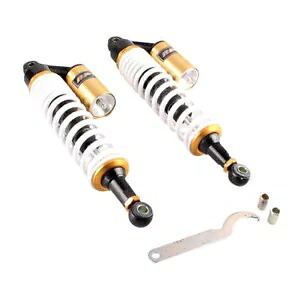 15 3/4インチ 400mm リアエアショックアブソーバー サスペンション スプリング バッグ ダンパー クワッド ATV 15 3/4" 400mm Rear Air Shocks Absorbers Suspension Spring Bag Damper Quad ATV 【並行輸入品】｜カスタムパーツ WORLD倉庫
