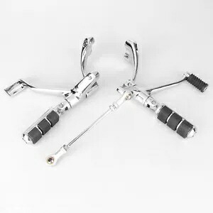 クロームフットレストフットペグハーレースポーツスター883 XL883L XL1200C XL1200X用 Chrome Footrest Footpegs For Harley Sportster 883 XL883L XL1200C XL1200X 【並行輸入品】