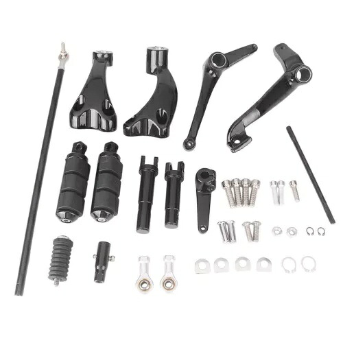 ブラックフットレストフットペグハーレースポーツスター883 XL883L XL1200C XL1200X用 Black Footrest Footpegs For Harley Sportster 883 XL883L XL1200C XL1200X 【並行輸入品】｜カスタムパーツ WORLD倉庫