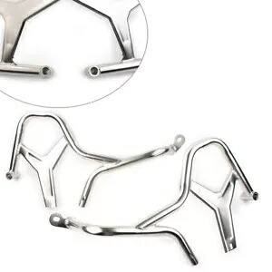 エンジンフレームプロテクターガードクラッシュバーシルバー BMW R1200GS アドベンチャー 2013-19 Engine Frame Protector Guard Crash Bar Silver For BMW R1200GS Adventure 2013-19 【並行輸入品】