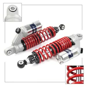 ブラック 340 ミリメートル 7 ミリメートルスプリング調整ダンピングショックアブソーバーホンダ CB400 SF VTEC Black 340mm 7mm Spring Adjust Damping Shock Absorber For Honda CB400 SF VTEC 【並行輸入品】