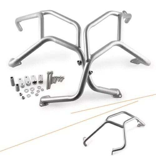 高速道路クラッシュバーキット エンジンガード BMW F800GS F700GS F650GS 2008-2017 シルバー Highway Crash Bar Kit Engine Guard For BMW F800GS F700GS F650GS 2008-2017 Silver 【並行輸入品】