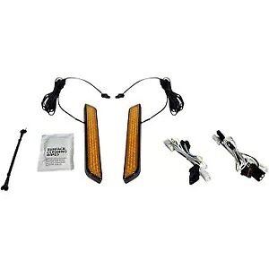 Custom Dynamics CD-FORK-BCM-AB アンバー/ブラック LED フロント フォーク ライト Custom Dynamics CD-FORK-BCM-AB Amber / Black LED Front Fork Lights 【並行輸入品】 55,055円