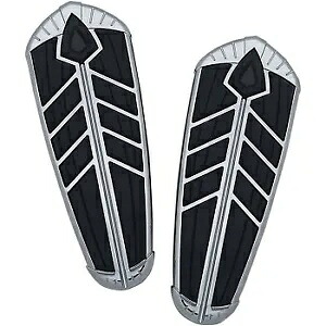 Kuryakyn 5650 クローム スピア ドライバー フロアボード インサート 14-21 インディアン用 Kuryakyn 5650 Chrome Spear Driver Floorboard Inserts for 14-21 Indian 【並行輸入品】|カスタムパーツ WORLD倉庫