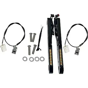 カスタム ダイナミクス PB-DS2-13-B ProBEAM ダイナミック ストリップ V2 フロント ウインカー Custom Dynamics PB-DS2-13-B ProBEAM Dynamic Strips V2 Front Turn Signals 【並行輸入品】