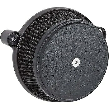 アレンネス 18-306 プレーンブラックビッグ吸盤ステージ I エアフィルタークリーナー M8 17-201 Arlen Ness 18-306 Plain Black Big Sucker Stage I Air Filter Cleaner M8 17-201 【並行輸入品】