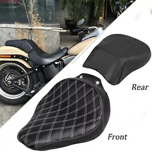 黒の新スタイル運転席 & 助手席ハーレーファットボーイ FLSTF EFI FLSTFI 07-17 Black New Style Driver &Passenger Seat For Harley Fat Boy FLSTF EFI FLSTFI 07-17 【並行輸入品】｜カスタムパーツ WORLD倉庫 58,080円