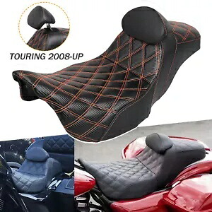 ハーレー エレクトラ ストリート ロード グライド FLHTK 用ステップアップ格子ゲルシート & バックレスト Step Up Lattice Gel Seat & Backrest For Harley Electra Street Road Glide FLHTK 【並行輸入品】|カスタムパーツ WORLD倉庫