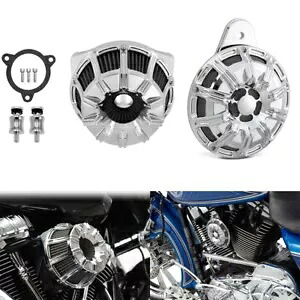 エアクリーナーグレーインテーク + ホーンカバーハーレーツーリングソフテイル 2017-2020 に適合 Air Cleaner Grey Intake + Horn Cover Fit For Harley Touring Softail 2017-2020 【並行輸入品】｜カスタムパーツ WORLD倉庫 56,265円