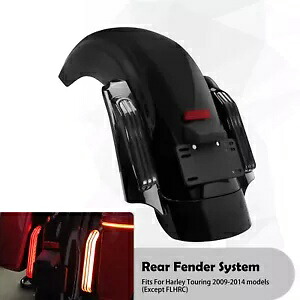 CVO スタイル LED リアフェンダーシステム スモークレンズ付き ハーレーツーリング 2009-2013 に適合 CVO Style LED Rear Fender System w/Smoke Lens Fit For Harley Touring 2009-2013 【並行輸入品】