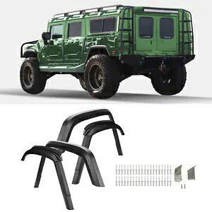 8 個フェンダーフレアオーバーフェンダーハードウェア付きハマー H1/ハンビー/HMMWV 8Pcs Fender Flares overfender W/ hardware For Hummer H1 /Humvee /HMMWV 【並行輸入品】