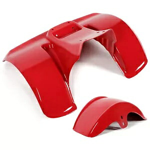 ホンダ ATC70 1978-1985 フロントおよびリアフェンダーキットレッドプラスチック # 119982 For Honda ATC70 1978-1985 Front and Rear Fender Kit Red Plastic # 119982 【並行輸入品】｜カスタムパーツ WORLD倉庫