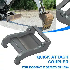 Bobcat X-change E シリーズスチールクイックアタッチ掘削機カプラーブラケット用 For Bobcat X-change E Series Steel Quick Attach Excavator Coupler Bracket 【並行輸入品】