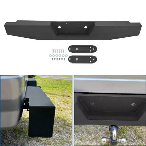 フルサイズ スチール リアバンパー 1973-1997 フォード F150 F250 F350用 Full Size Steel Rear Bumper For 1973-1997 Ford F150 F250 F350 【並行輸入品】