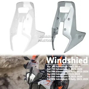 790 890 アドベンチャー R ラリー 2023-24 フロントガラスフロントガラスバイザースポイラー For 790 890 ADVENTURE R RALLY 2023-24 Front Windscreen Windshield Visor Spoiler 【並行輸入品】