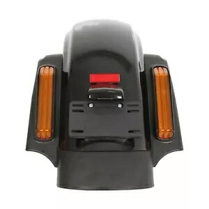 2014年以降のハーレーツーリング用LEDライト付きCVOスタイルリアフェンダーシステム CVO Style Rear Fender System w LED Lights for 2014-UP Harley Touring 【並行輸入品】