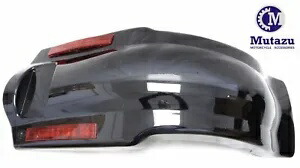 Mutazu 拡張ストレッチフェンダー LED ライト付きハーレーツーリングモデル用オーバーレイ Mutazu Extended Stretched Fender w LED lights Overlay for Harley touring models 【並行輸入品】