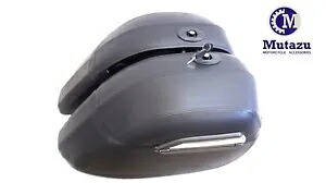 Mutazu レザーラップハードサドルバッグ ヤマハ V ロードスター 650 1100 950 1300 用 Mutazu Leather Wrapped Hard Saddlebags for Yamaha V Road Star 650 1100 950 1300 【並行輸入品】
