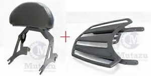 取り外し可能なブラック バックレスト シーシーバー & ラゲッジ ラック 4 Victory Cross Country Road Detachable Black Backrest Sissy bar & Luggage Rack 4 Victory Cross Country Road 【並行輸入品】