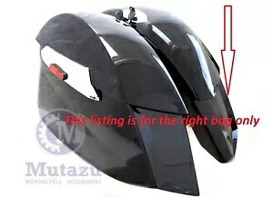Mutazu ブラック ハード 右サドルバッグ 10-2017 Victory クロスカントリー クロスロード用 Mutazu Black Hard RIGHT Saddlebag for 10-2017 Victory Cross Country Cross Roads 【並行輸入品】