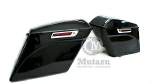 Mutazu 4.5 インチ拡張ストレッチサドルバッグ 6x9 スピーカー蓋 2014 年以降のハーレー用 Mutazu 4.5" Extended Stretched Saddlebags 6x9 speaker Lids for 2014-up Harley 【並行輸入品】｜カスタムパーツ WORLD倉庫
