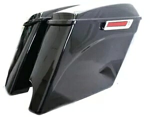 Mutazu 4.5インチ 2 in 1 カット 拡張ストレッチサドルバッグ 14 人乗りハーレーツーリング用 Mutazu 4.5" 2 into 1 Cut Extended Stretched Saddlebags for 14-up Harley Touring 【並行輸入品】|カスタムパーツ WORLD倉庫