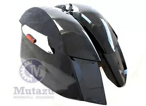 Mutazu ブラック ハード サドルバッグ 2010-2017 ビクトリー クロスカントリー クロスロード用 Mutazu Black Hard Saddlebags for 2010-2017 Victory Cross Country Cross Roads 【並行輸入品】