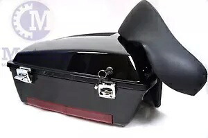 HDハーレーダビッドソンツーリングモデル用ビビッドブラックチョップドツアーパックトランクパック Vivid Black Chopped Tour Pak Trunk Pack for HD Harley Davidson touring models 【並行輸入品】