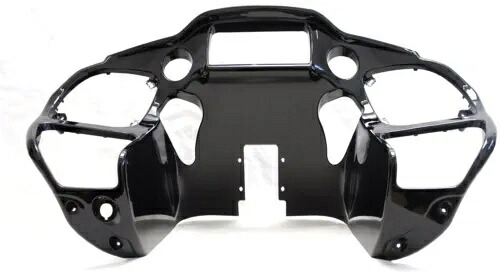 Mutazu ビビッドブラックインナー ABS フロントフェアリング ハーレーロードグライド 2015-UP 用 Mutazu Vivid Black Inner ABS Front Fairing for Harley Road Glide 2015-UP 【並行輸入品】
