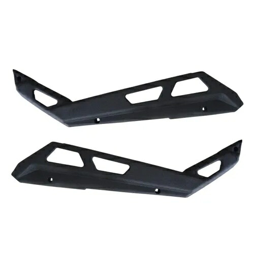 Mutazu マットブラック ロープロファイル ロック スライダー ポラリス 20-21 プロ プレミアム RZR XP 用 Mutazu Matte Black Low Profile Rock Sliders for Polaris 20-21 Pro Premium RZR XP 【並行輸入品】