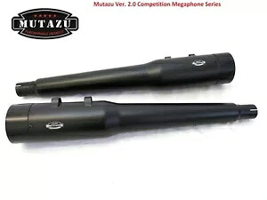 MUTAZU 4インチ コンペティション 2.0 メガホン スリップオン マフラー エキゾースト 95-16 ハーレー用 MUTAZU 4\