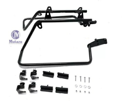 Mutazu ハーレーバッグ→ヤマハ Vスター650クラシックカスタム用変換ブラケット Mutazu Conversion Brackets for Harley Bags to Yamaha V Star 650 Classic Custom 【並行輸入品】