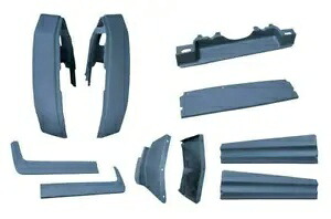 Brougham 10PC キャデラック フロント + リアバンパーフィラー 1980-84 Deville Fleetwood 用 Brougham 10PC Cadillac Front + Rear Bumper Fillers For 1980-84 Deville Fleetwood 【並行輸入品】